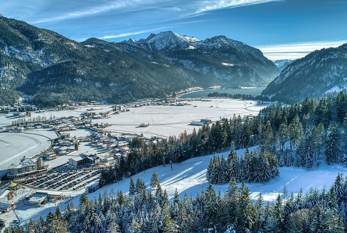 Winterwandelen aan de Achensee en het Unterinntal